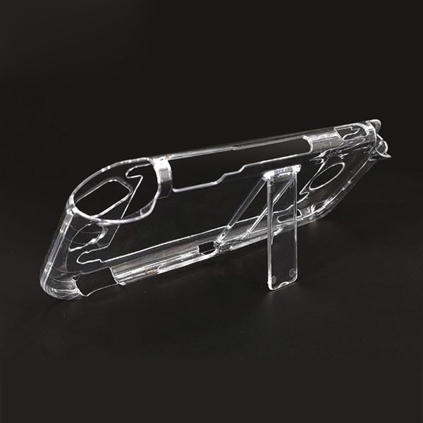 

clear crystal hard case for nintendo switch lite cases game protective transparent stand cover covers console handle gamepad shell