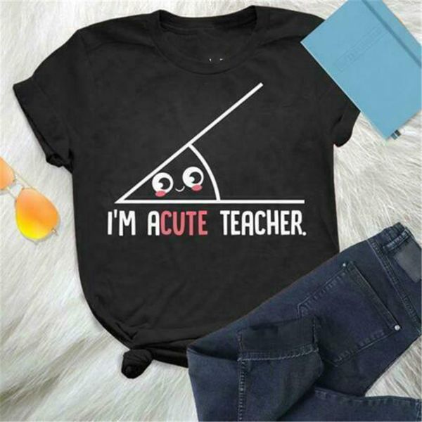 

i'm acute teacher men t-shirt cotton s-3xl loose size ajax funny tee shirt