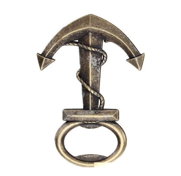 

fashion party favor wedding birthday vintage aeneous anchor shaped bottle opener beer opener