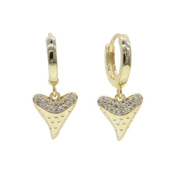 

dangle & chandelier fashion horn charm earring for women gold silver color jewelry