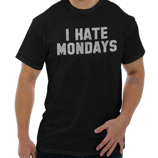 

i hate mondays funny tgif office work gift short sleeve t-shirt tees tshirts