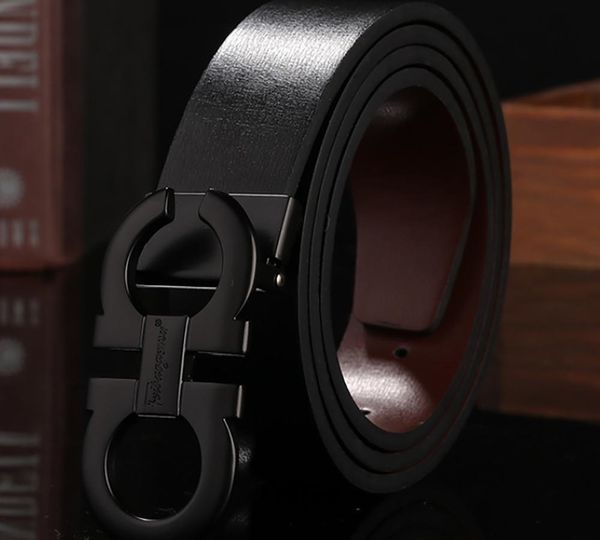 

2020 3.3cm mens designer belt automatic buckle business belts luxury ceinture genuine leather belts for men waist belt ing, Black;brown