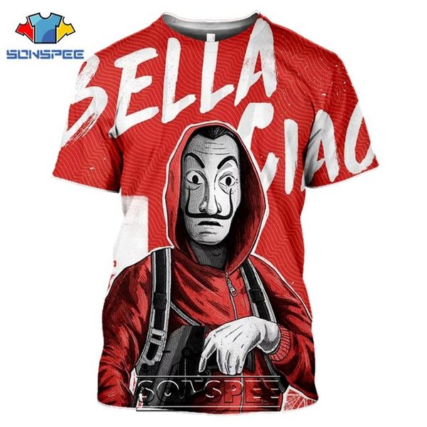 

la casa de papel tv series 3d print shirts hippie plus size graphic men clothing