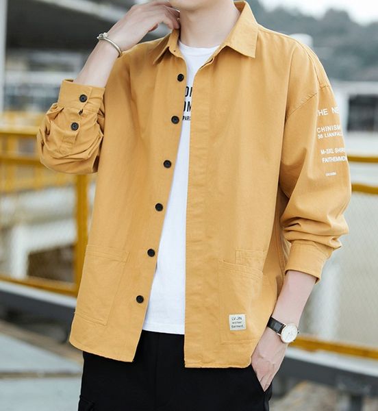 

Hot-selling 2020 autumn new mens long-sleeved shirt European American casual business shirt simple fashion comfortable trend printing shirt