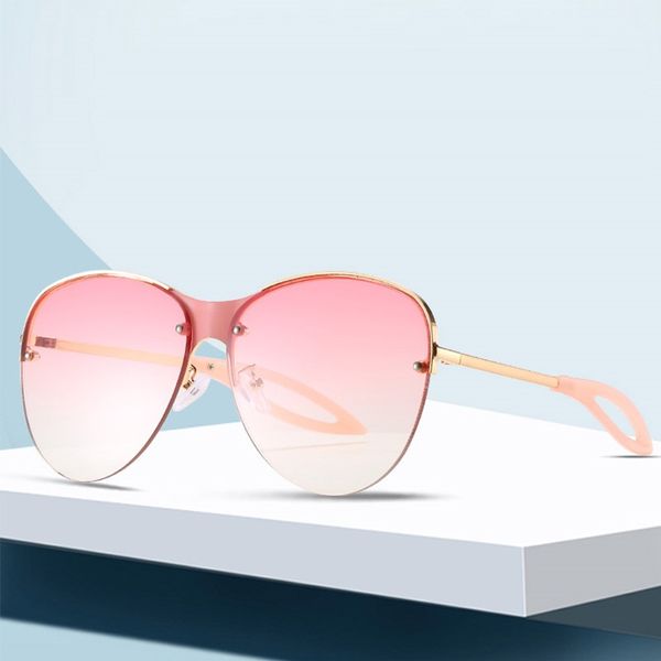 

sunglasses round rimless women men 2021 vintage luxury oversized square sun glasses for female uv400, White;black