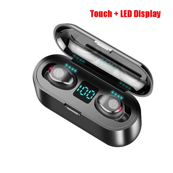 

headsets f9 tws bluetooth earphones sports wireless headset gamer earbuds music earpieces for huawei headphones
