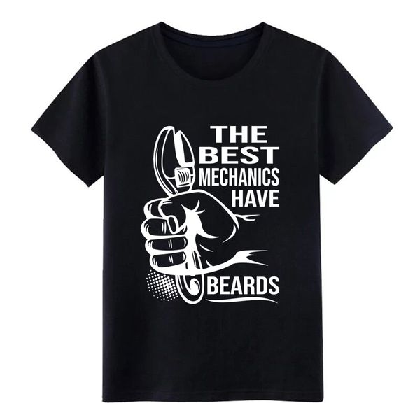 

мужские лучшие механики бороды тенниска customize 100% хлопок o-образный вырез оригинальный графическая аутентичные летом прохладно рубашки