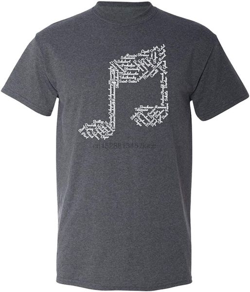 

музыка примечание композиторов классического барокко ренессанс учитель взрослые mens t shirt мужчины женщина футболочка хлопок настроить