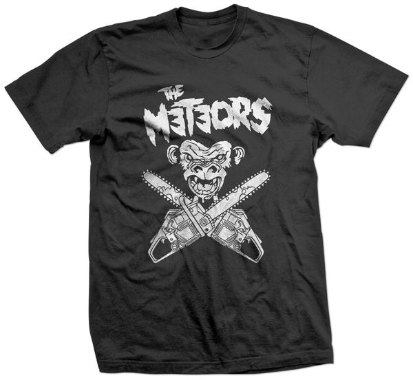 

the meteors-this evil things mad sin,demented are go,klingonz,psychobilly,rockab customize tee shirt