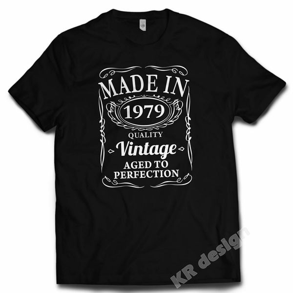 

40 Â° birthday vintage 1979 t-shirt aged er perfection gift 40 years- show original title the new