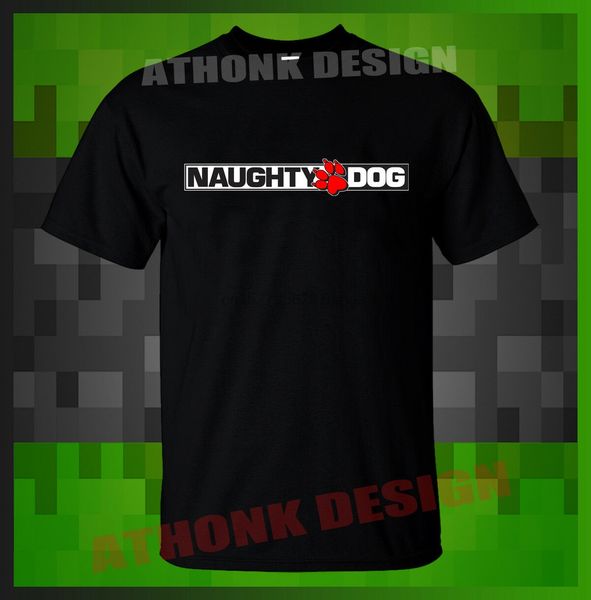 

naughty dog logo t-shirt