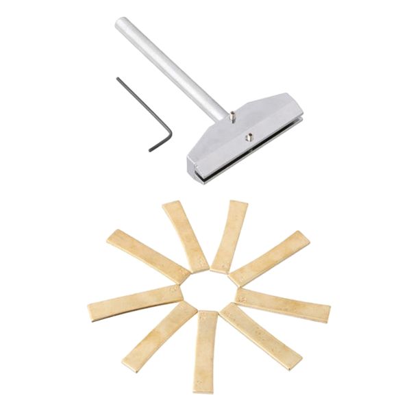 

guitar repair tool set 9pcs fingerboard fretboard press caul insert+allen wrench