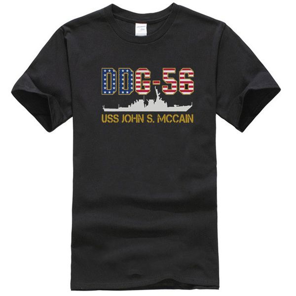 

мужской ddg-56 uss john s. маккейн t-shirt