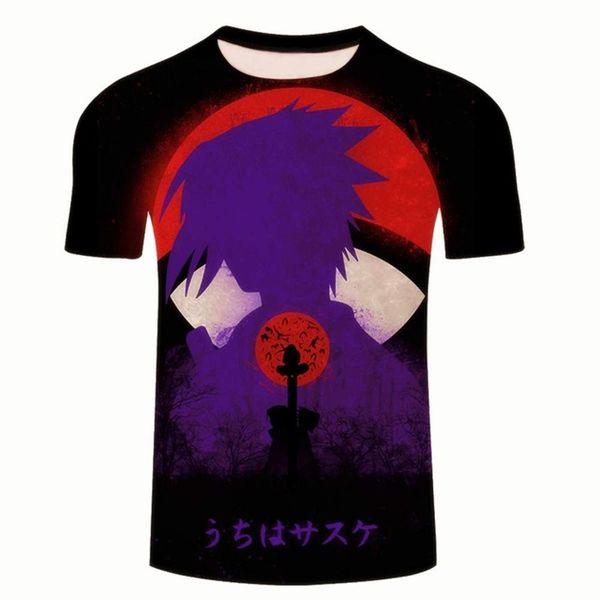 

new japan anime naruto uchiha sasuke itachi male cartoon cool 3d print shirts humor graphic funny men clothing