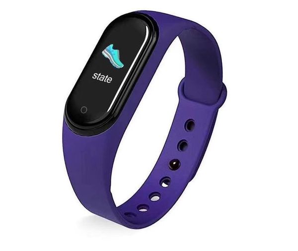 

new m5 smart watch bluetooth call smartwatch men women kids bracelet heart rate monitor blood pressure for iphone android vs m3 m4