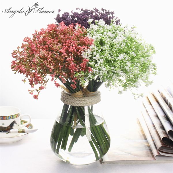 

decorative flowers & wreaths 16branch/bouquet night scent star artificial flore mantianxing gypsophila fake plants home garden wall decor di