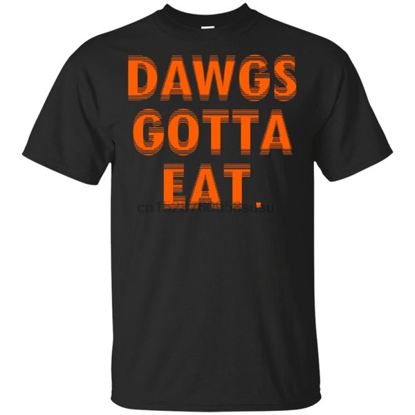 

бейкер мэйфилд dawgs готта ешь t-shirt black для мужчин-женщин graphic tee shirt