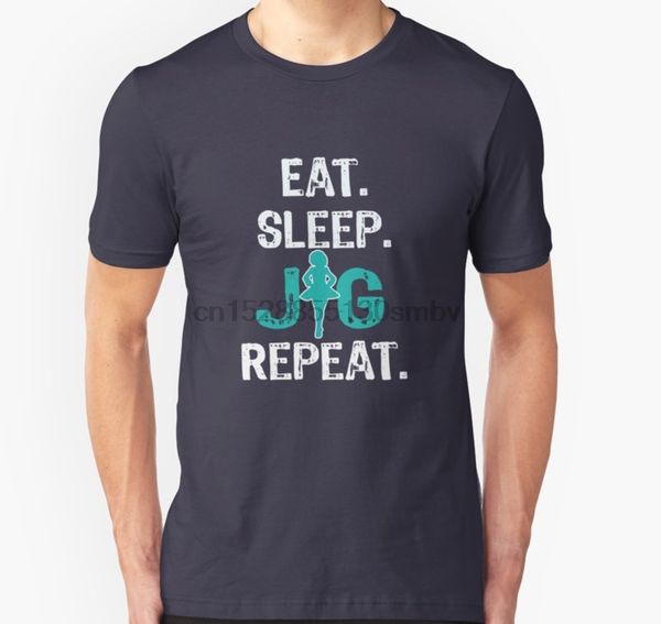 

men short sleeve tshirt funny girls irish dance gift t shirt eat sleep jig repeat t shirt women t-shirt