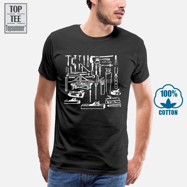 

2018 new design customized tee shirt wood worker tools carpenter moisture wicking workout black slim fit t shirt