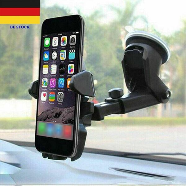 

kfz halterung smartphone handy auto lkw pkw halter drehbar 360Â° universal cell phone mounts c0058 germany stock