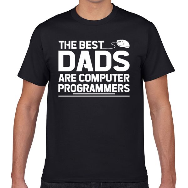

t shirt men dads are computer programmers kawaii inscriptions geek custom male tshirt xxxl