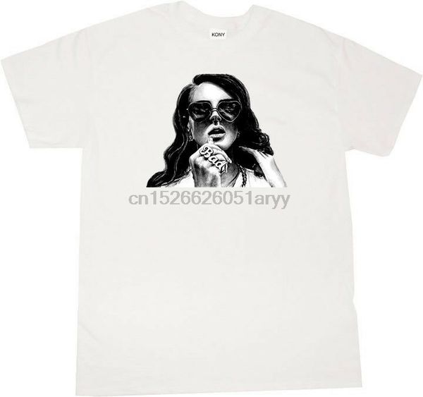 

lana del rey t-shirt mar lizzy grant мая jailer гитара unisex женщин для мужчин top lips
