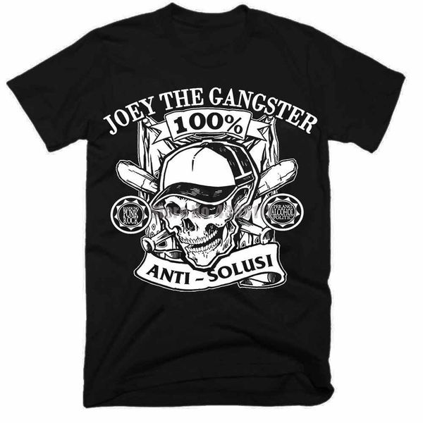 

joey the gangster movie men t shirts streetwear fashion tshirts cool logo tee shirt black and white t-shirt mens top