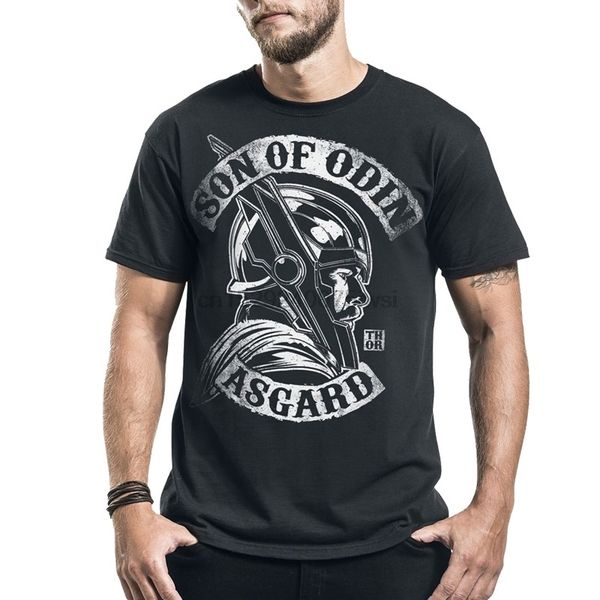 

foshion t shirt mens block cosuol shirt son of odin thor shirts viking tee shirt