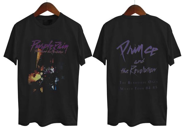 

prince - purple rain tour 84-85 n t-shirt short sleeve t shirt cotton tee cotton cool design 3d tee shirts plus size