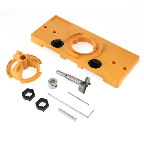

35mm hinge hole saw jig drill guide locator door hole opener forstner bit positioner tool diy woodworking puncher cutter