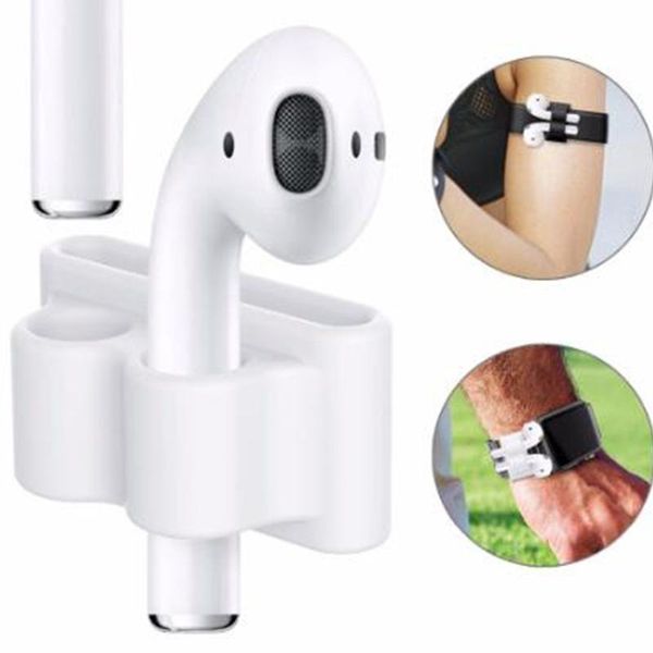 

2018 silicone anti-lost holder for airpods holder portable anti-lost strap silicone case strap accessories