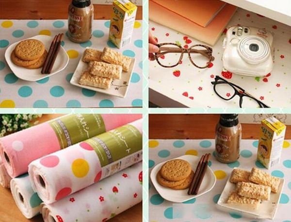 

fashion waterproof non-slip placemat table mat antiskid cup heat-insulated kitchen drawer dinning bowl pad mat 270*30cm