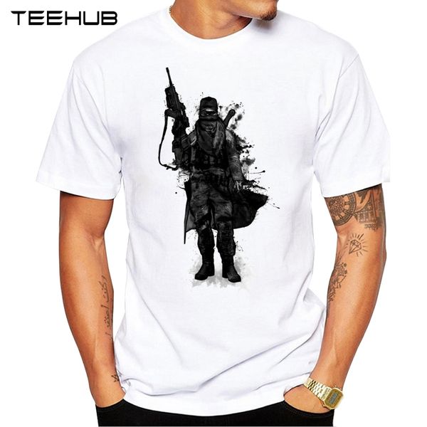 

2019 teehub мужская мода post apocalyptic warrior printed t-shirt с коротким рукавом новизна конструкции tops классный tee