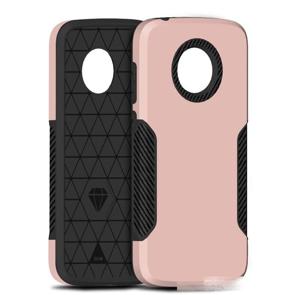

hybrid armor case for motorola moto e5 usa version carbon fiber captain for motorola moto e5 phone case b