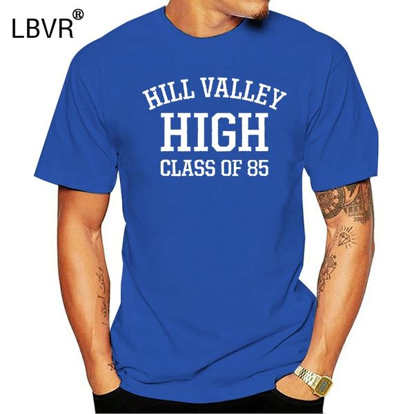 

hill valley high back to the future bttf flux vintage look t-shirt men t shirt great quality funny man cotton hipster