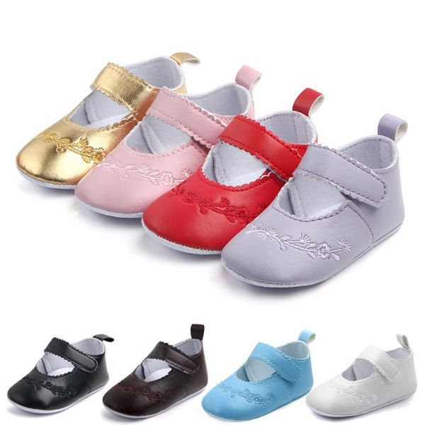 

first walkers 2021 baby born fashion sneaker girls stitchwork anti-slip single shoes