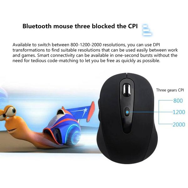 

mice 2021 wireless bluetooth 3.0 mouse ultra-thin four ways rolling portable ergonomic 10m