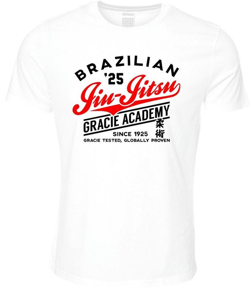

2019 new mens brazilian jiu jitsu gracie academy t-shirt clothing martial artser bjj fight tee shirts