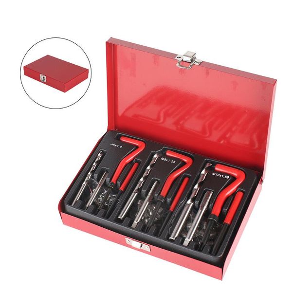 

88pcs thread repair set kit helicoil m6 m-8 m-10 thread inserts taps & drill bits mh2025a 88pc repair tool set