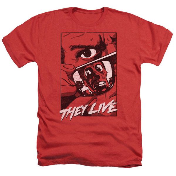 

they live horror movie graphic poster licensed heather t-shirt all sizes funny design tee shirt