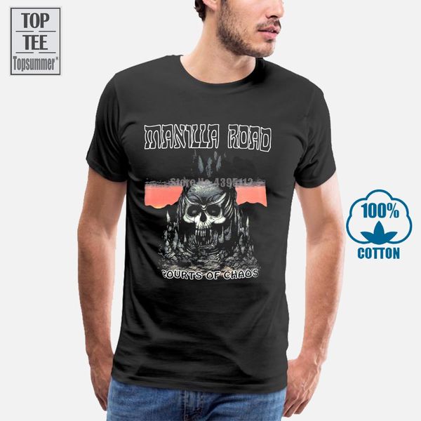 

manilla road the courts of chaos 1990 album cover t shirt
