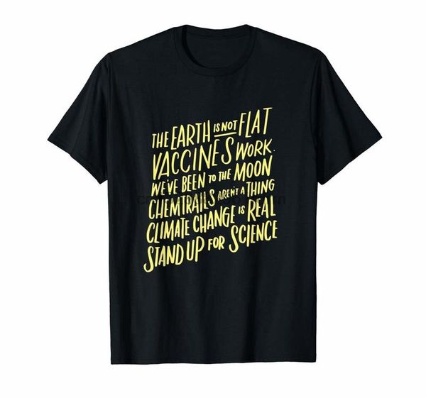 

clothing earth is not flat t shirt stand up for science teacher tee 3422