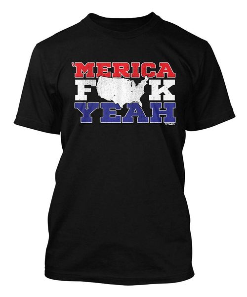 

2019 fashion merica yeah men's t-shirt tee shirt