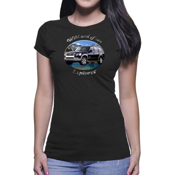

american classic muscle car explorer, wild и free 2019 женщины тенниски способ o-шея тенниска homme создать футболку