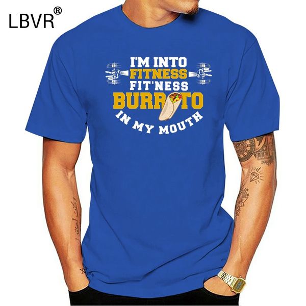 

2019 summer прохладный мужчины футболочку i'm into fitness буррито shirt милый funny тренажерных залов tshirt смешные футболки