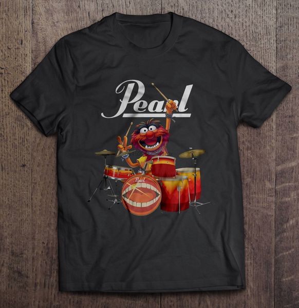 

men funny t shirt fashion tshirt pearl drums version2 women t-shirt