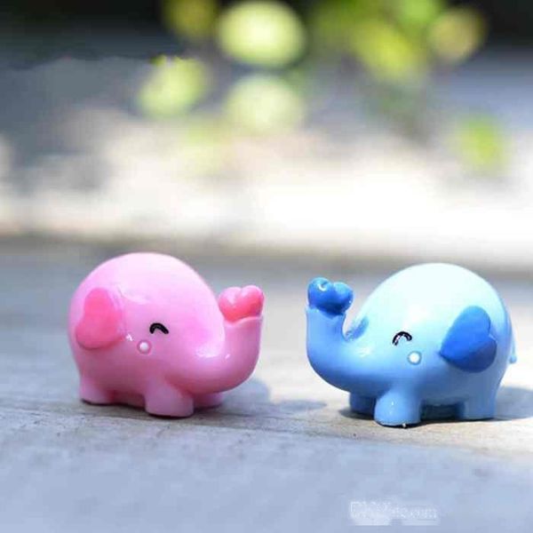 

2018 newmini cute cartoon elephant diy material doll accessories bonsai handicraft moss terrarium micro landscape fairy garden deskzakka