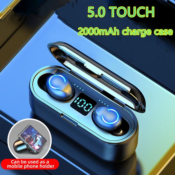 

tws bluetooth earphonesv5.0 wireless headphones 9d hifi sports waterproof earbuds wireless earphone headset