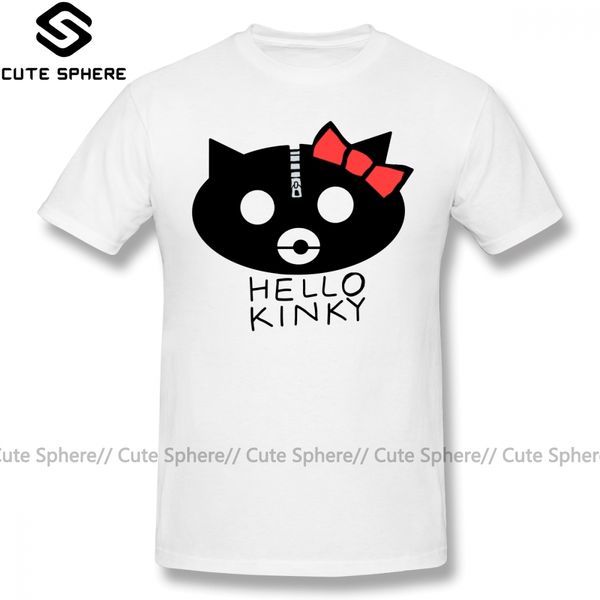

gorillaz t shirt hello kinky t-shirt short-sleeve 100 percent cotton tee shirt funny streetwear graphic man plus size tshirt