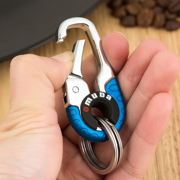 

keychains creative keychain men and women waist hanging personality car key ring pendant couple simple accessories, Silver